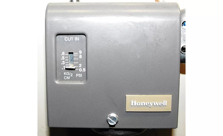 standard boiler pressure control