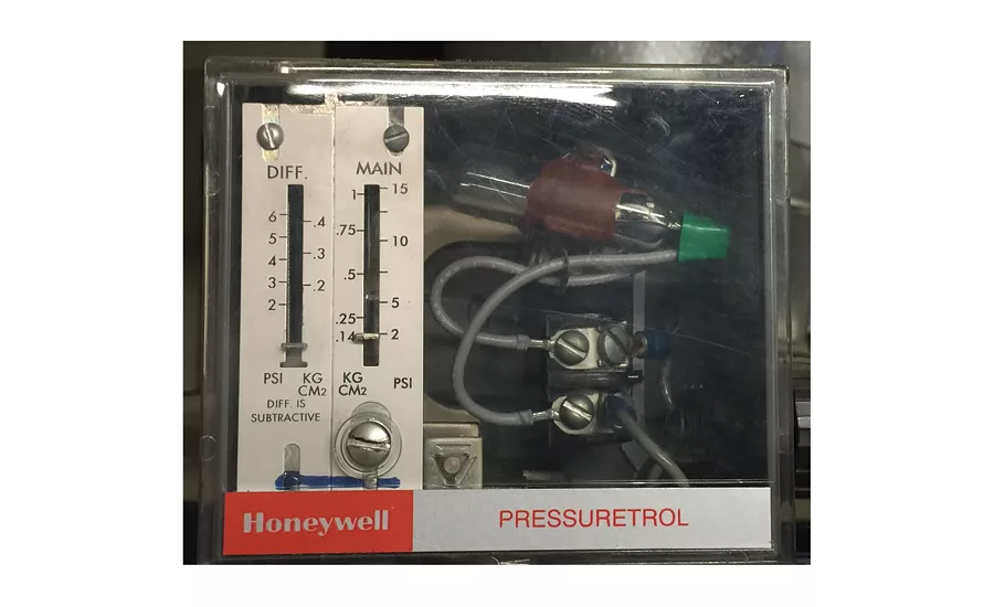 older-style boiler pressure control 