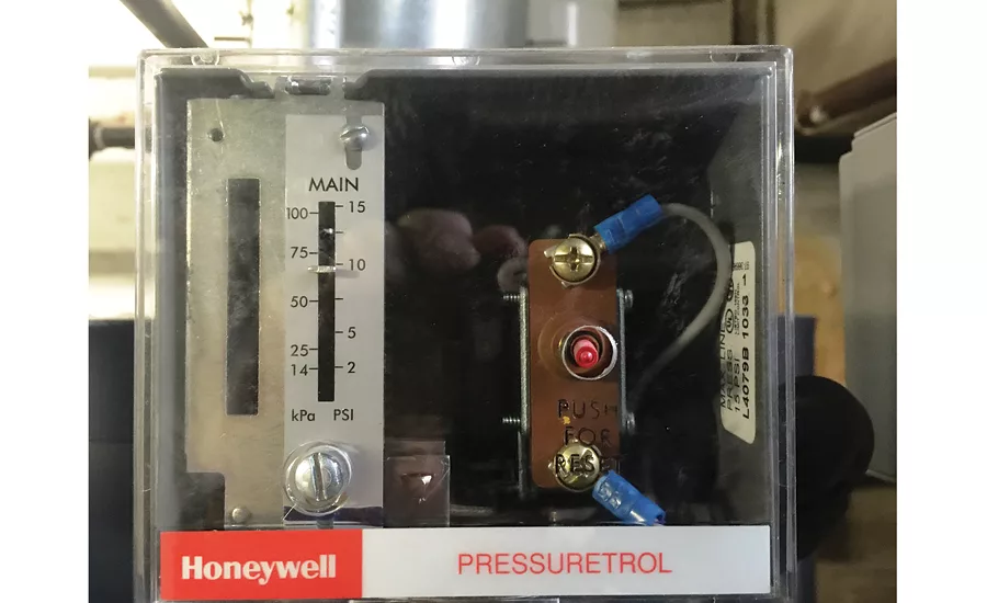 boiler pressure limit control 