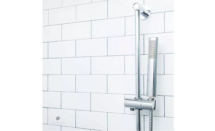 An adjustable shower bar