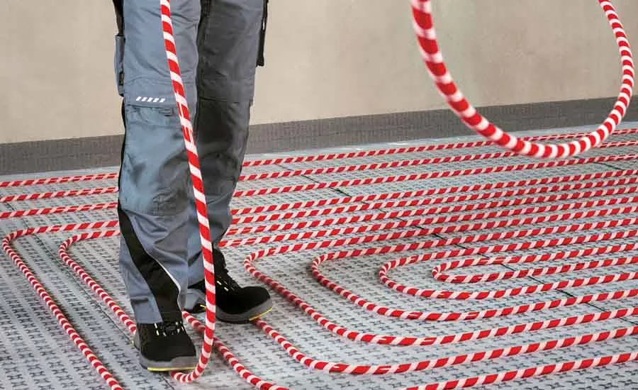 REHAU radiant fastening system