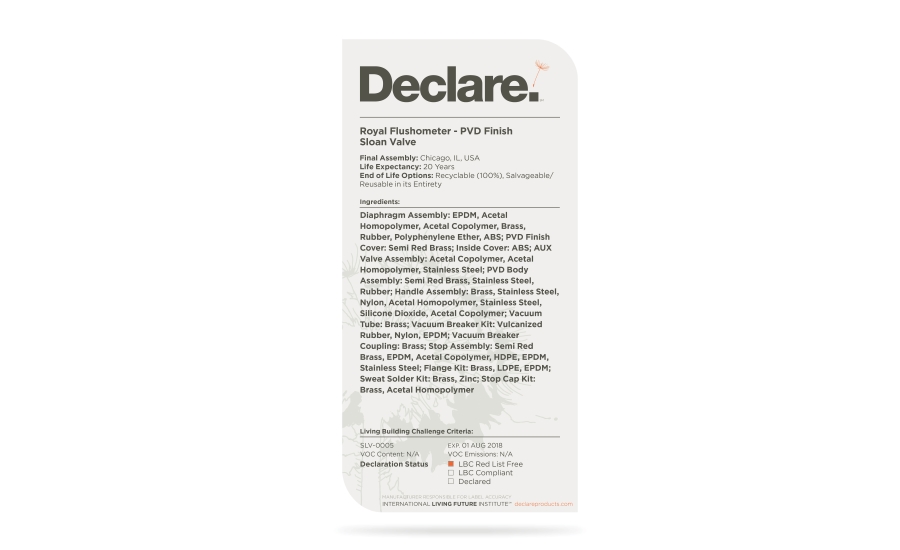 Declare label
