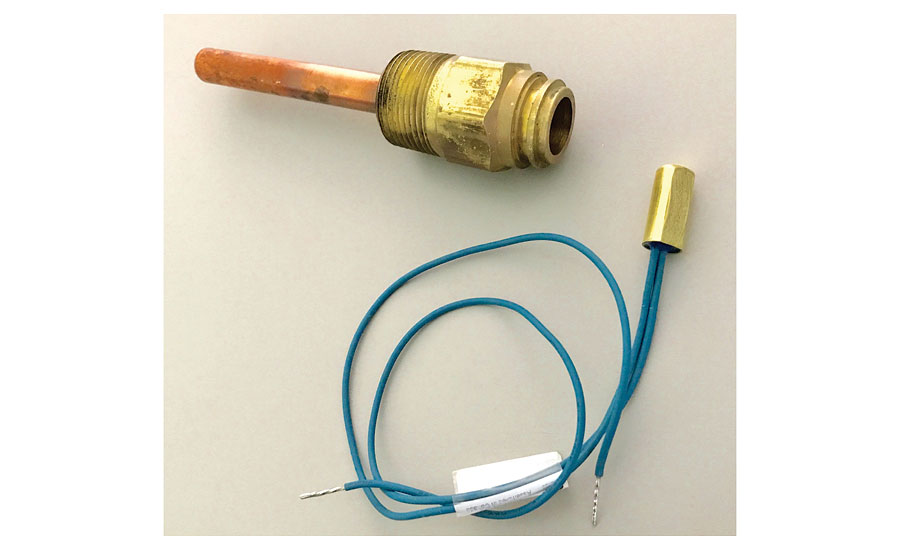 Figure 6 shows a Honeywell 121371B copper sensor well