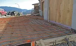 Radiant tubing is installed beneath the driveway of Vernon