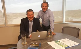 Incoming Chairman of the Board David Fink (left) and PPI President Tony Radoszewski