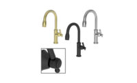 Newport Brass Taft and Chesterfield kitchen faucets