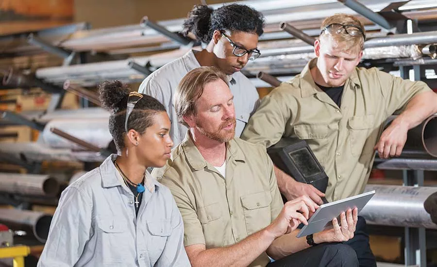 Teaching pipe-joining methods in the classroom