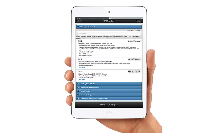 NSPG Price Guide Web App