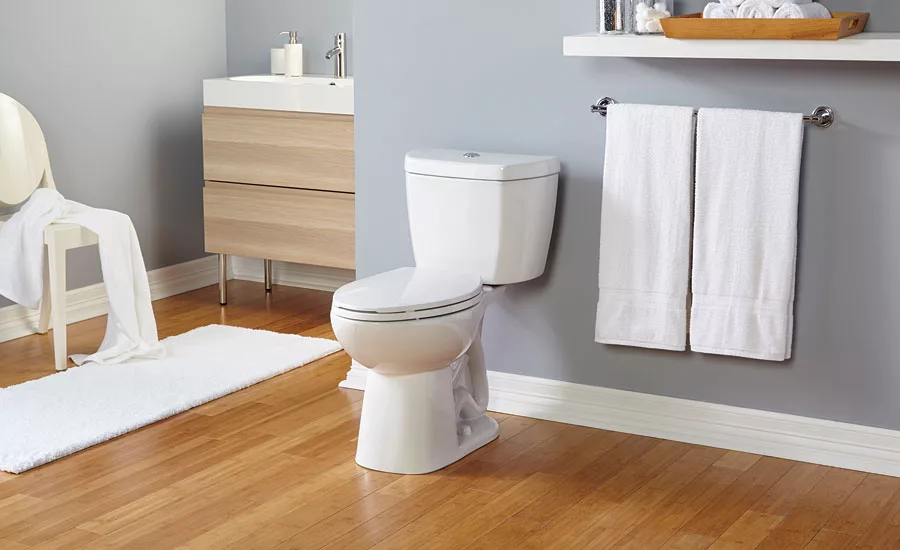 The Original Stealth Toilet from Niagara flushes using 0.8 gpf