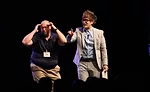 Entrepreneur-magician and keynote speaker Vinh Giang (right) mixes humor, magic, and motivational speaking to inspire attendees of MSCA’s CONNECT 2017.