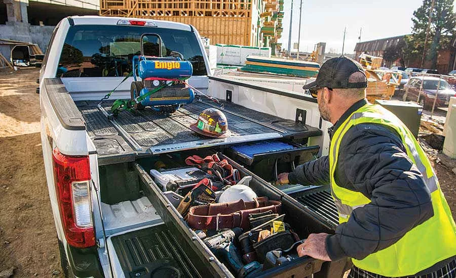 The DECKED bed storage system