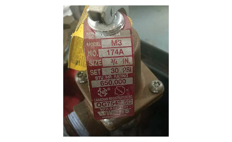 Not maintaining relief valves can have disastrous consequences