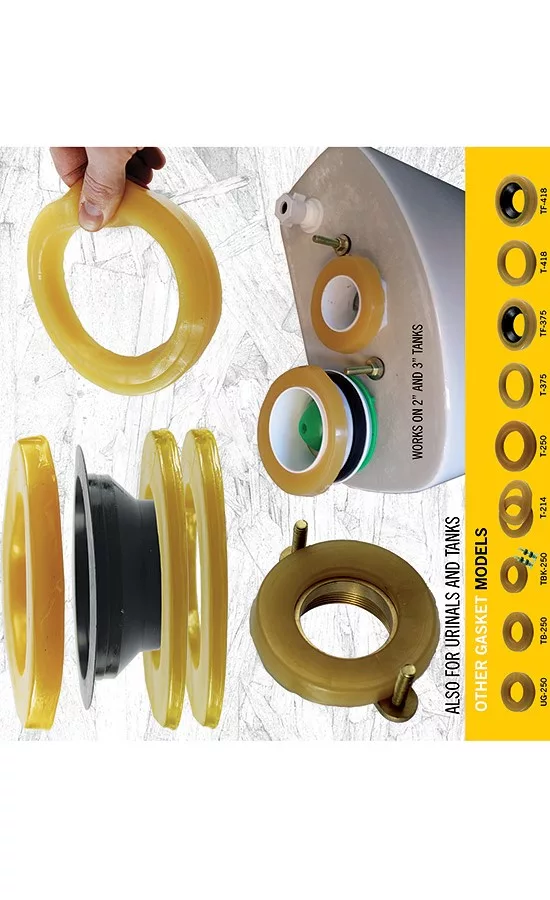 Sani Seal Tight Seal Elastomer Toilet Gaskets