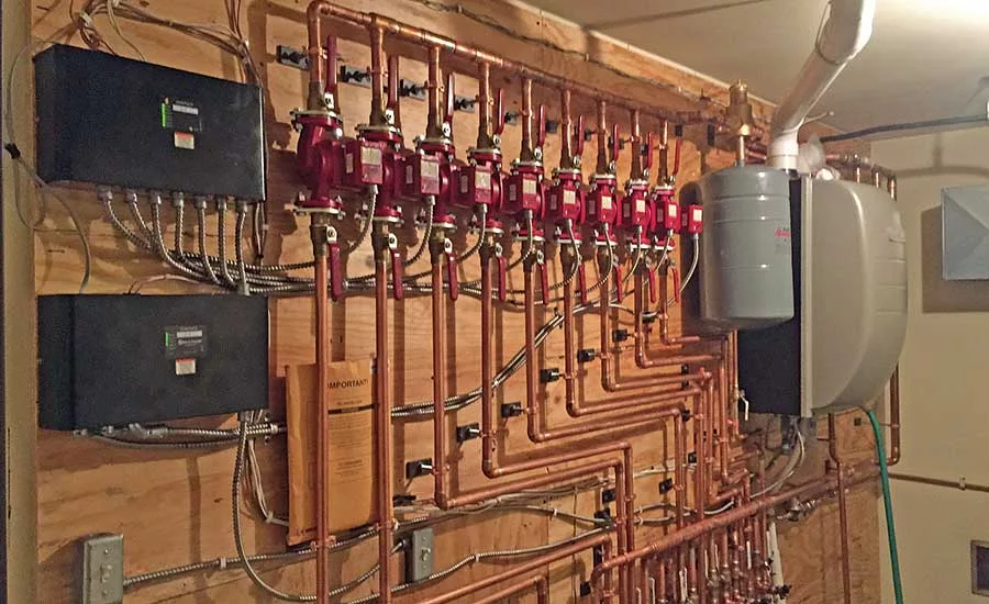 Instead of connecting the new units as zone valves