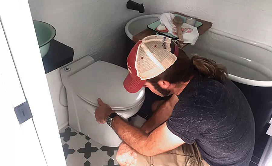 Plumbing contractor Garrett O’Neal