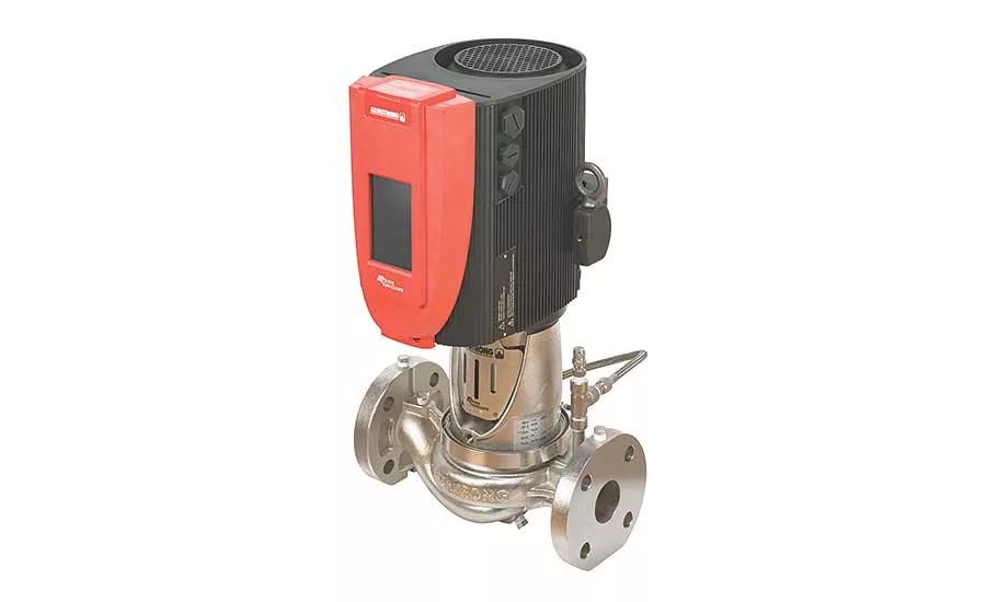 Vertical in-line pump