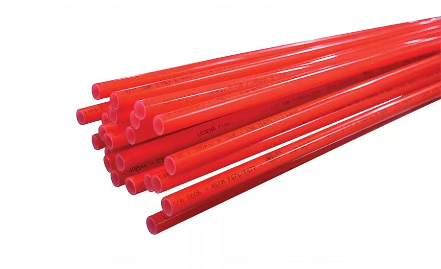 Enhanced flexibility PEX pipe from Legend