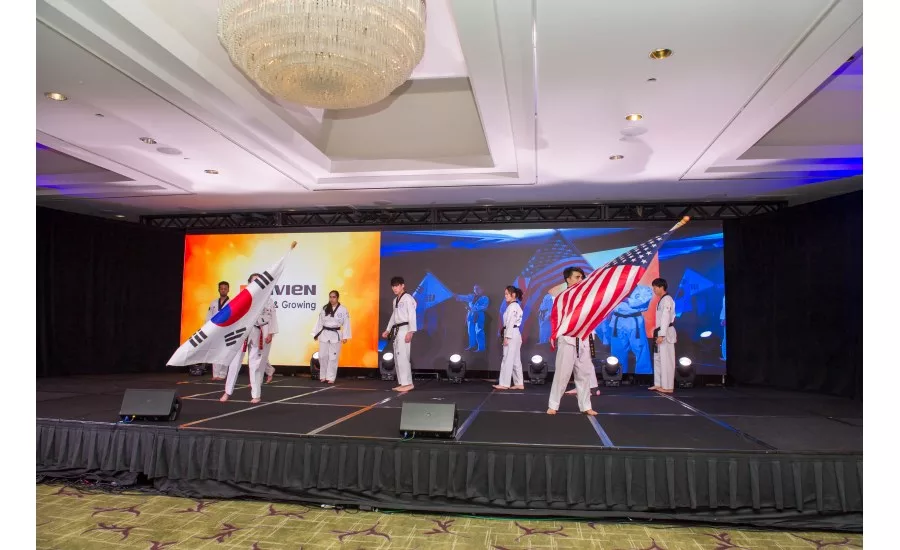 Flag Performance at 1MU Navien Celebration