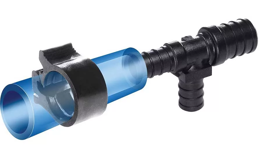 Flair-It plastic plumbing system for PEX