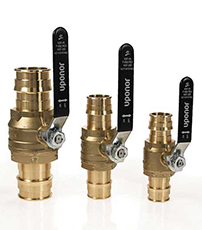 Uponor PEX-to-PEX Full-port Ball Valves