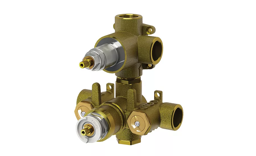 Thermostatic shower valves
