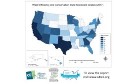 Water Efficiency and Conservation State Scorecard Grades (2017)