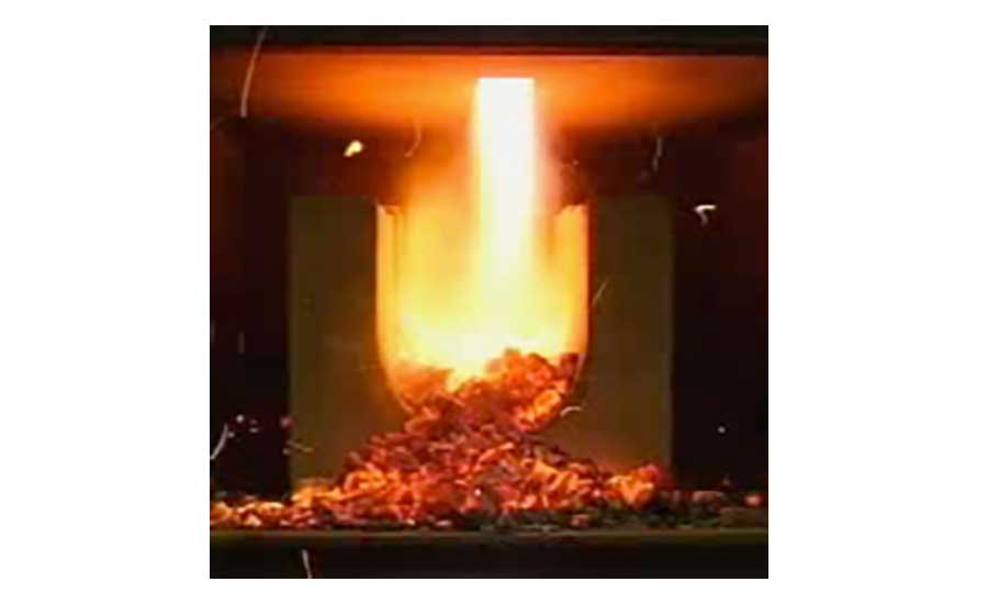 Figure 1. Shows what that combustion process looks like in the boiler’s lower chamber
