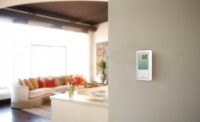 Uponor touchscreen radiant thermostat