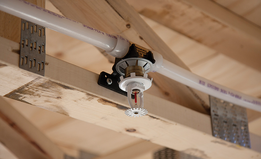 The use of PEX tubing in residential fire sprinkler systems is growing due to its versatility