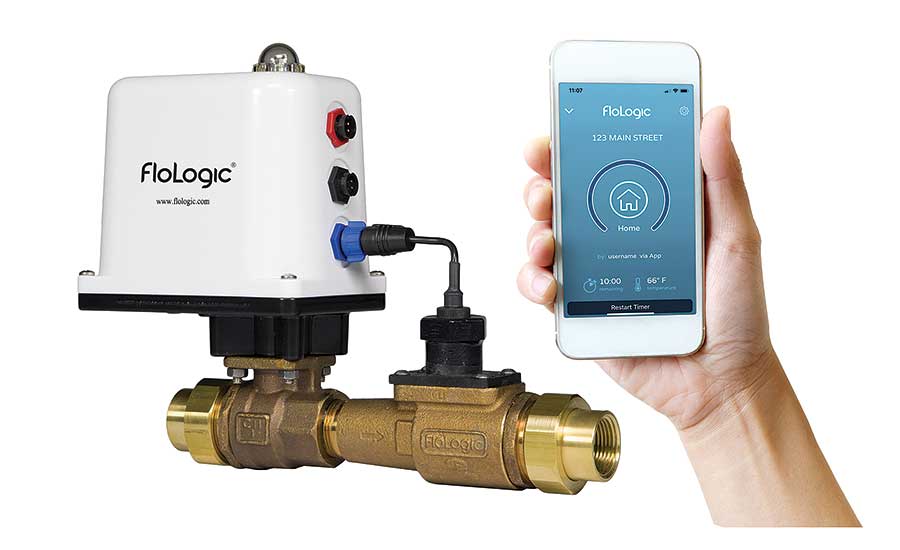 FloLogic leak-control valve