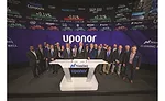 Uponor-NASDAQ-Closing-Bell-2-Podium