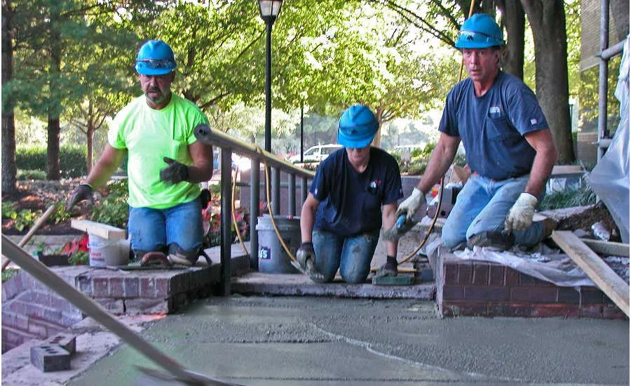 snow melt system built