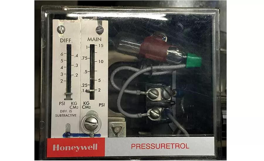 A pressuretrol controls when a steam boiler should begin and end firing based on pressure.