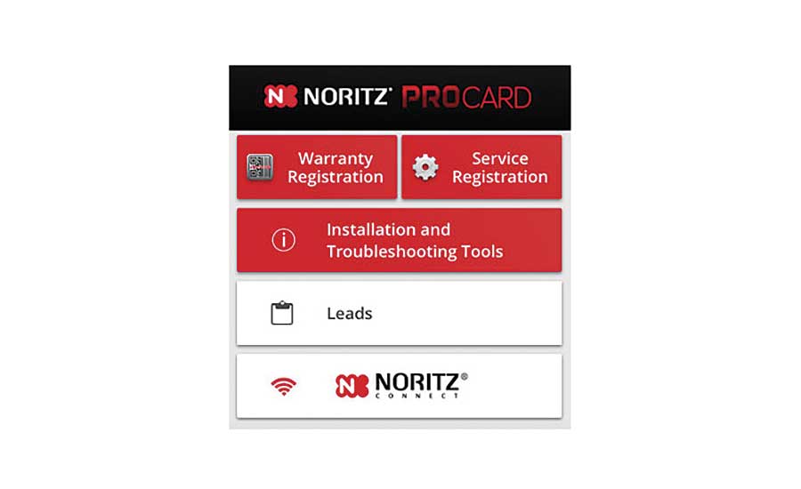 Noritz PROCard app