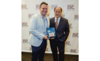 Abe Romero, VP of marketing for Service Nation, attended the event and accepted the award on behalf of Service Nation.