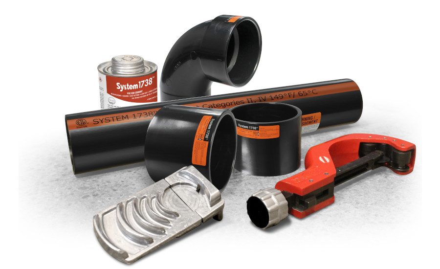 PVC Flue Gas Venting system provides first line of defense against