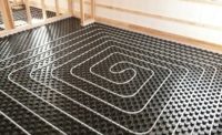 Radiant heating mat from Uponor