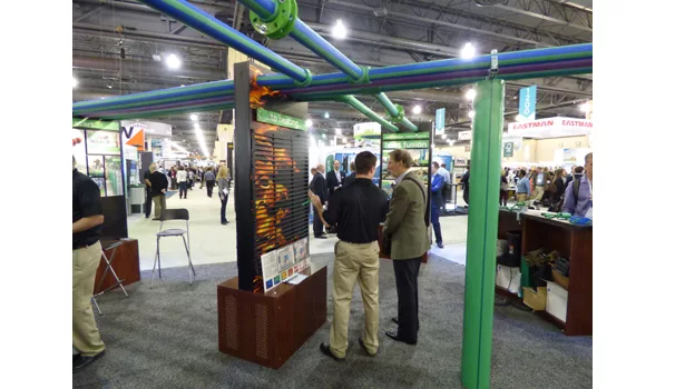 Greenbuild show attendees stop by Aquatherm