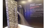Delta Faucet’s Emerge shower column, as the sign says, helps a homeowner transform a shower space