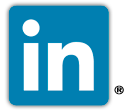 LinkedIn logo with shadow 110px