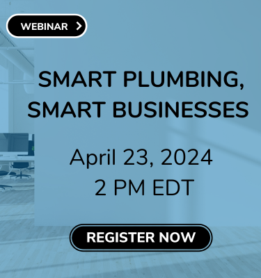 PM SHT Free Webinar: Smart Plumbing, Smart Businesses, April 23, 2024 at 2PM EDT