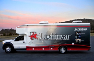 Lochinvar product showcase truck