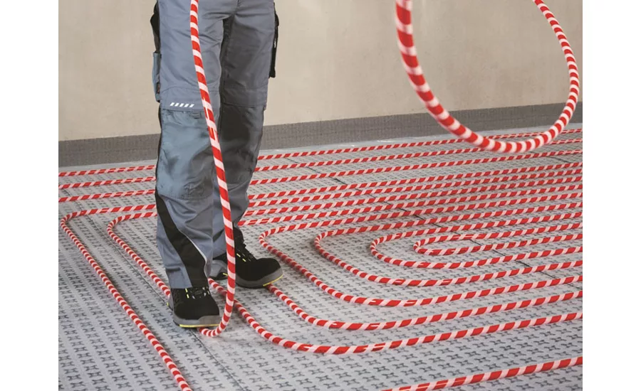 REHAU RAUPEX SPEED radiant system